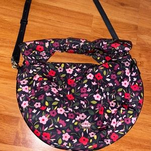 Kate spade floral shoulder purse